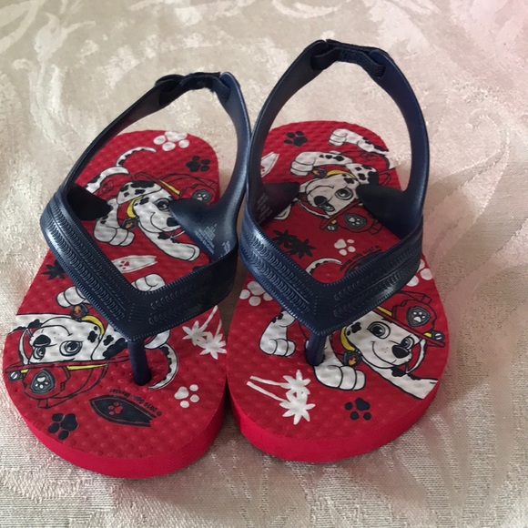 paw patrol flip flops